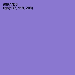 #8977D0 - True V Color Image