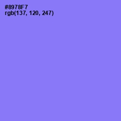 #8978F7 - Medium Purple Color Image