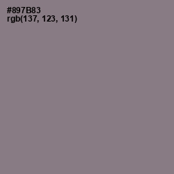 #897B83 - Mountbatten Pink Color Image