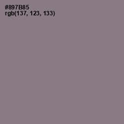 #897B85 - Mountbatten Pink Color Image