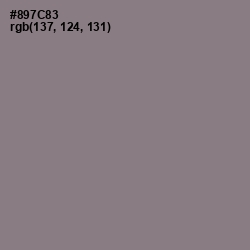 #897C83 - Mountbatten Pink Color Image