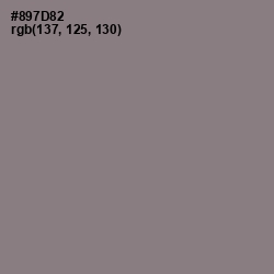 #897D82 - Mountbatten Pink Color Image