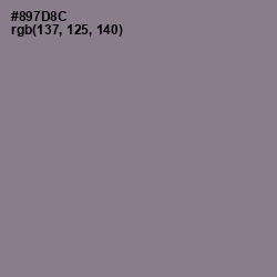 #897D8C - Mountbatten Pink Color Image