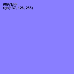 #897EFF - Medium Purple Color Image