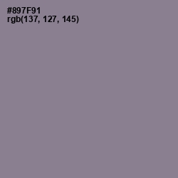 #897F91 - Mountbatten Pink Color Image
