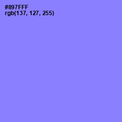 #897FFF - Medium Purple Color Image