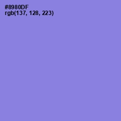 #8980DF - Chetwode Blue Color Image