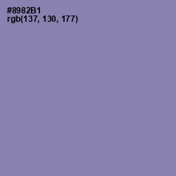 #8982B1 - Manatee Color Image