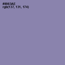 #8983AE - Manatee Color Image