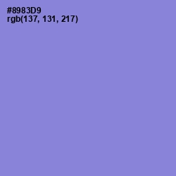 #8983D9 - Chetwode Blue Color Image