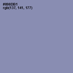 #898DB1 - Manatee Color Image