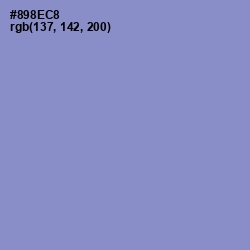 #898EC8 - Blue Bell Color Image