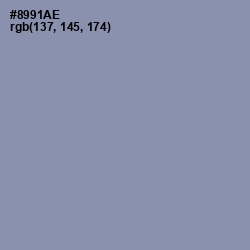 #8991AE - Manatee Color Image