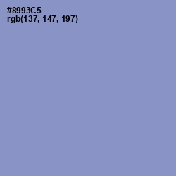 #8993C5 - Blue Bell Color Image