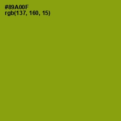 #89A00F - Citron Color Image