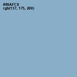 #89AFC8 - Polo Blue Color Image