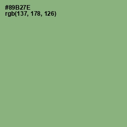 #89B27E - Olivine Color Image