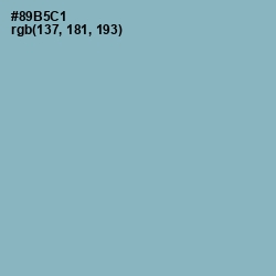 #89B5C1 - Glacier Color Image