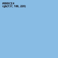 #89BCE4 - Jordy Blue Color Image
