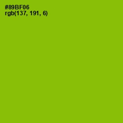 #89BF06 - Citron Color Image