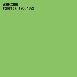 #89C366 - Celery Color Image