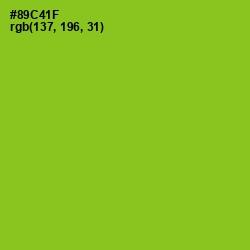 #89C41F - Pistachio Color Image