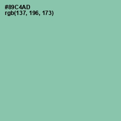 #89C4AD - Vista Blue Color Image