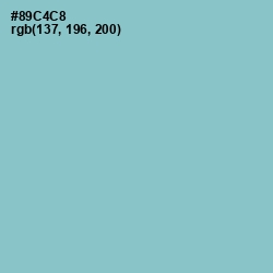 #89C4C8 - Half Baked Color Image