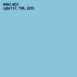 #89C4DC - Half Baked Color Image