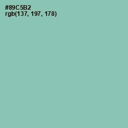 #89C5B2 - Vista Blue Color Image