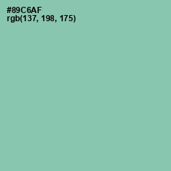 #89C6AF - Vista Blue Color Image