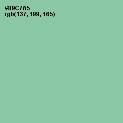 #89C7A5 - Vista Blue Color Image