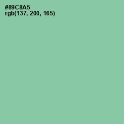 #89C8A5 - Vista Blue Color Image