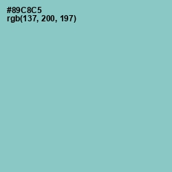 #89C8C5 - Half Baked Color Image