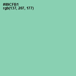 #89CFB1 - Vista Blue Color Image