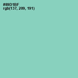#89D1BF - Vista Blue Color Image