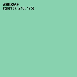 #89D2AF - Vista Blue Color Image