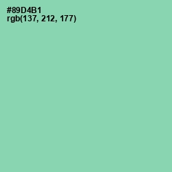 #89D4B1 - Vista Blue Color Image