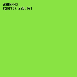 #89E443 - Conifer Color Image