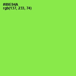 #89E94A - Conifer Color Image