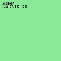 #89E997 - Granny Smith Apple Color Image