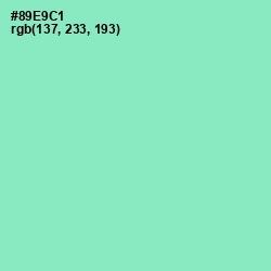 #89E9C1 - Riptide Color Image