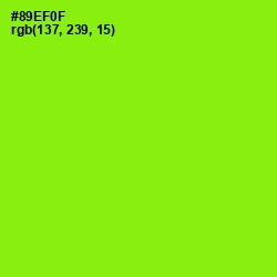 #89EF0F - Inch Worm Color Image