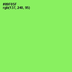 #89F05F - Conifer Color Image