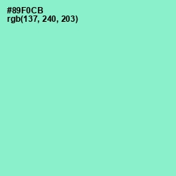 #89F0CB - Riptide Color Image