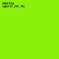 #89F10A - Inch Worm Color Image