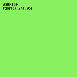 #89F15F - Conifer Color Image