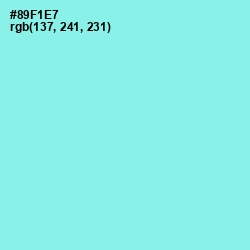 #89F1E7 - Anakiwa Color Image
