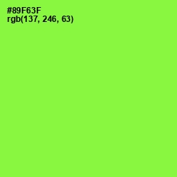 #89F63F - Green Yellow Color Image