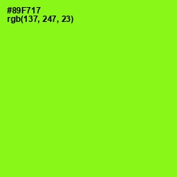 #89F717 - Green Yellow Color Image